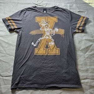 Insight Skater Punk Skull Skeleton T-Shirt XL Dark Gray Vintage